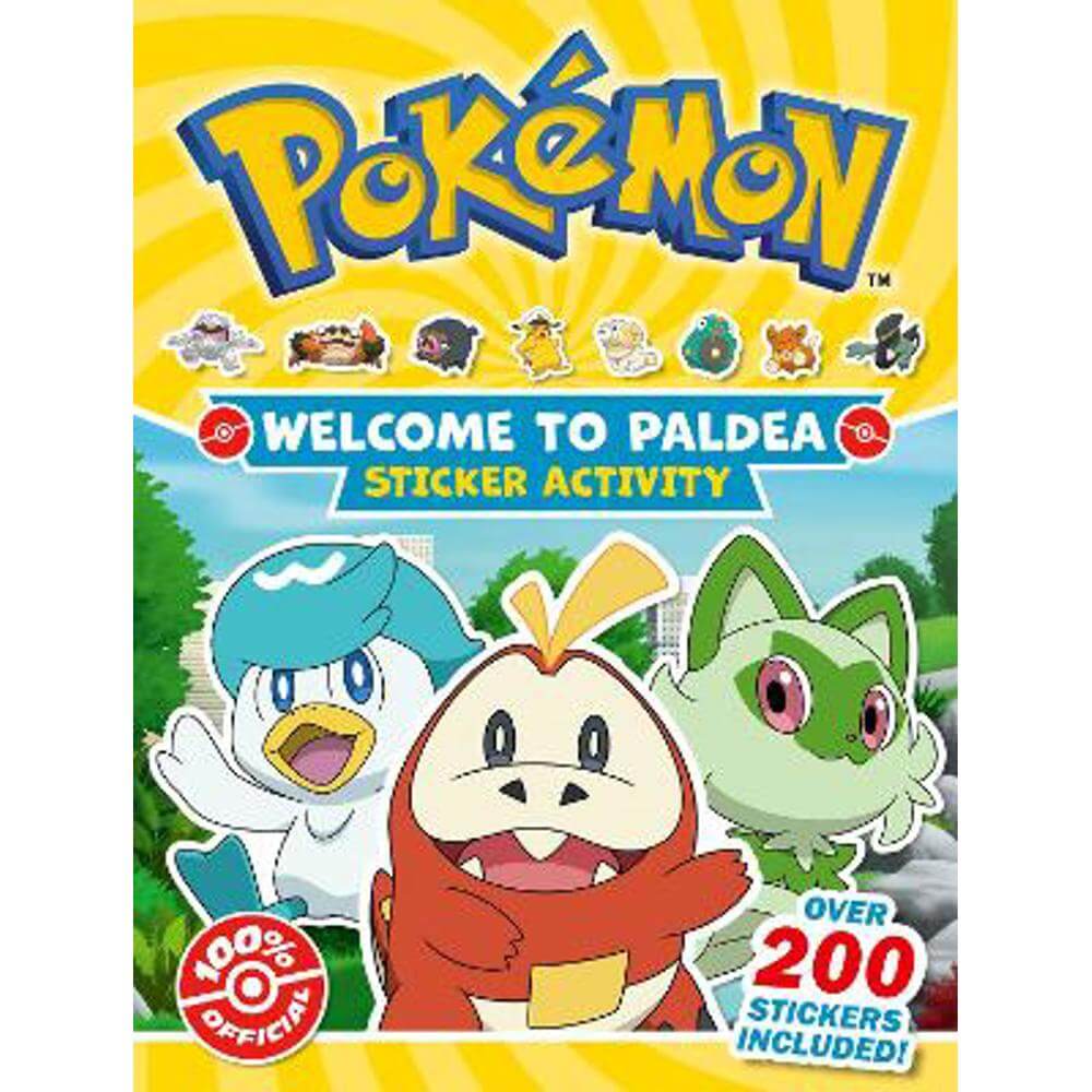 Pokemon Welcome to Paldea Epic Sticker (Paperback)